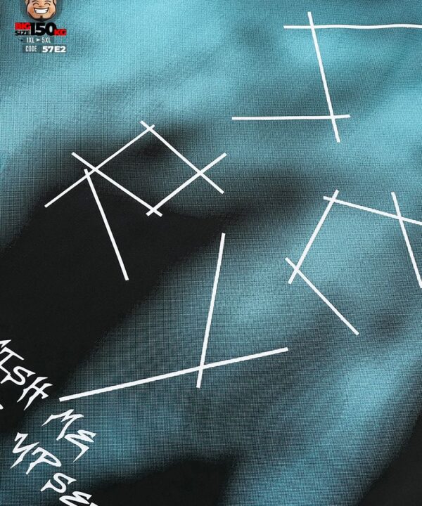 Đồ bộ tay ngắn thun lạnh bigsize phối chữ xé loang xanh độc lạ 9 Đồ bộ tay ngắn thun lạnh bigsize phối chữ xé loang xanh độc lạ 5