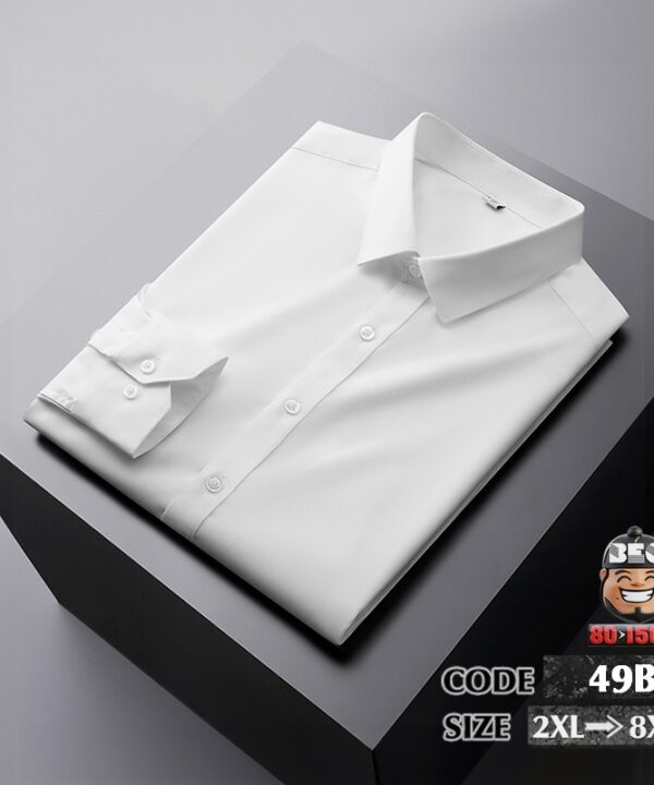 Áo sơ mi tay dài trơn chairman HC big size 5 Áo sơ mi tay dài trơn chairman HC big size 2
