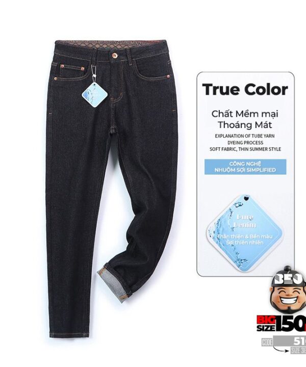 Quần dài jean jogger co giãn eco sợi kiểu cổ điển 8 Quần dài jean jogger co giãn eco sợi kiểu cổ điển 3