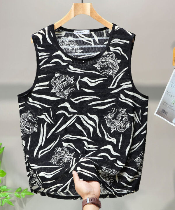 Áo thun 3 lổ họa tiết caro nylon mắt lưới co giãn mỏng nhẹ cá tính 7 Áo thun 3 lổ họa tiết caro nylon mắt lưới co giãn mỏng nhẹ cá tính 2