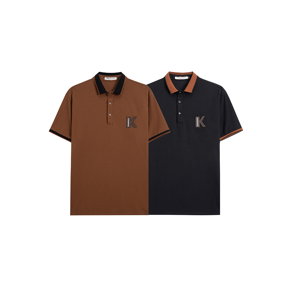 Áo thun tay ngắn polo K cổ viền trẻ trung 4 Áo thun tay ngắn polo K cổ viền trẻ trung - Ảnh 4