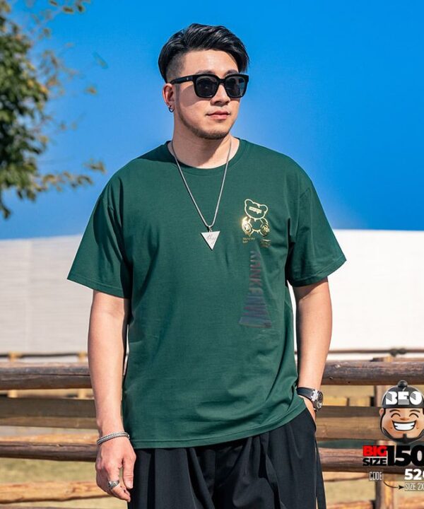 Áo thun tay ngắn họa tiết Gấu Kankan Wd cá tính