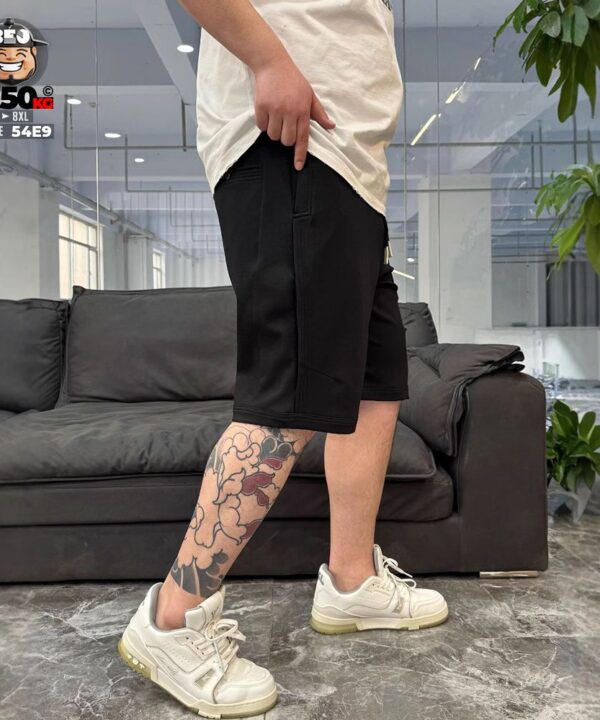 Alternative view of Quần short thun phối ráp sọc hông quần phong cách sport cá tính