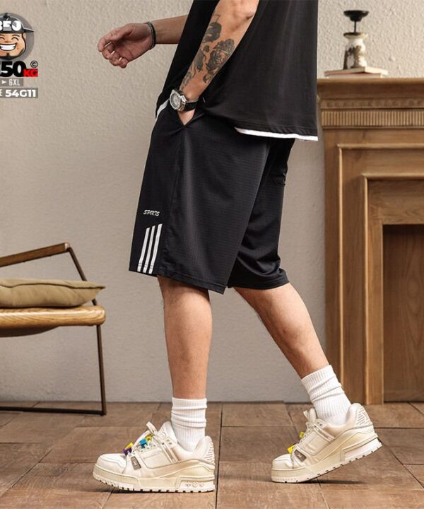 Quần short thun Sport bands 3 line cool fabric 4