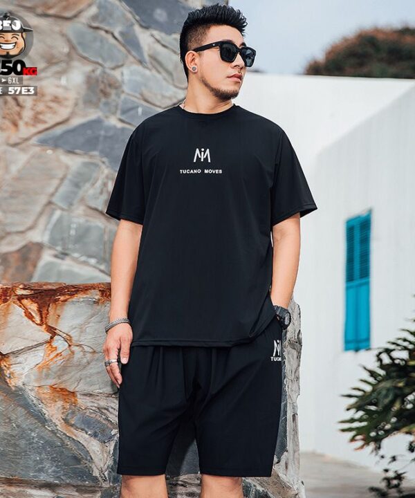 Đồ bộ tay ngắn thun lạnh bigsize logo Tucano Moves đơn giản dễ phối 4