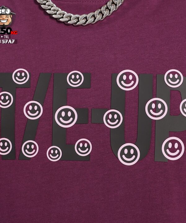 Áo thun tay ngắn cotton TEUp with icon smile 2