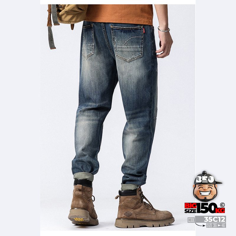 Quần dài jean baggy Old Swagger 2 Quần dài jean baggy Old Swagger - Ảnh 2