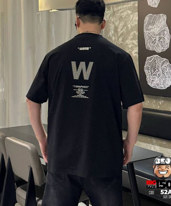 Áo thun tay ngắn cotton thun A Lét Xan Đơ Quang 8 Áo thun tay ngắn cotton thun A Lét Xan Đơ Quang 3