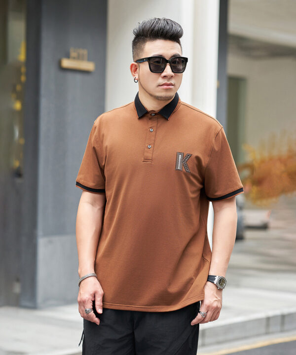 Alternative view of Áo thun tay ngắn polo K cổ viền trẻ trung