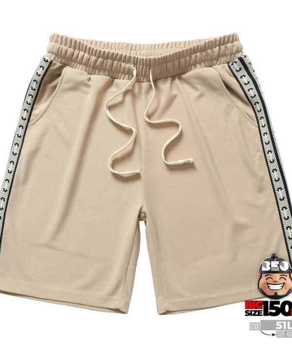 Quần ngắn thun thể thao sọc xích bên hông