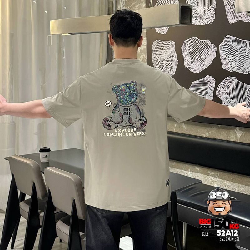 Áo thun tay ngắn cotton thun TEDDy Da Bear 2 Áo thun tay ngắn cotton thun TEDDy Da Bear - Ảnh 2