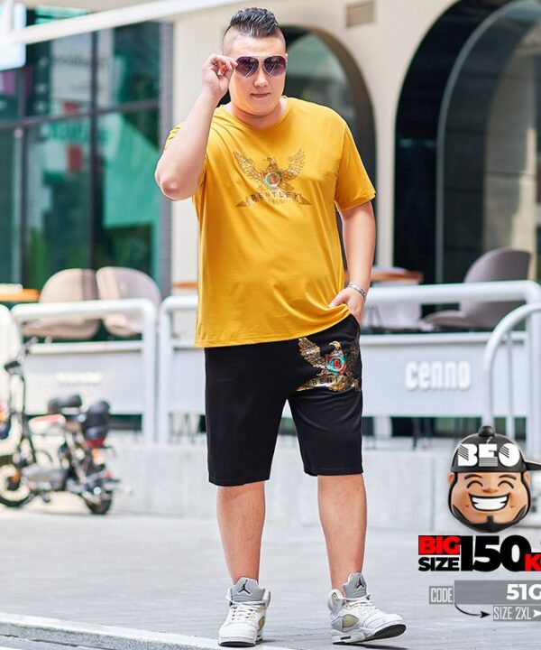 Đồ bộ ngắn thun cotton co giãn họa tiết đại bàng B 8 Đồ bộ ngắn thun cotton co giãn họa tiết đại bàng B 3