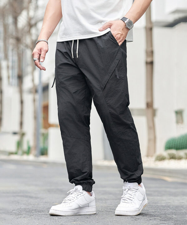 Alternative view of Quần dài jogger ống túm vải đủi kiểu dáng ráp vải cá tính