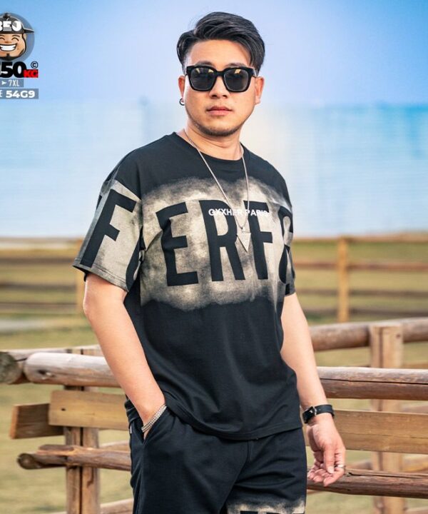 Đồ bộ thun cotton street art typographic ERFG 4