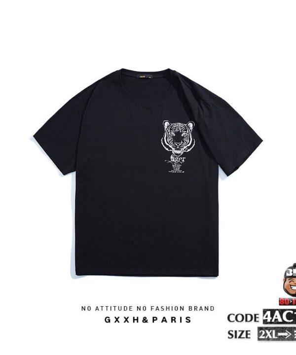 Áo thun tay ngắn tiger in back is typical mountain 2