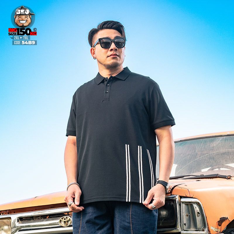 Áo thun tay ngắn Polo cotton triple dash phong cách tối giản 2 Áo thun tay ngắn Polo cotton triple dash phong cách tối giản - Ảnh 2