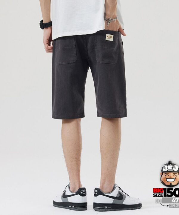 Quần ngắn thun cotton hard band kiểu mỏng đa năng 7 Quần ngắn thun cotton hard band kiểu mỏng đa năng 2