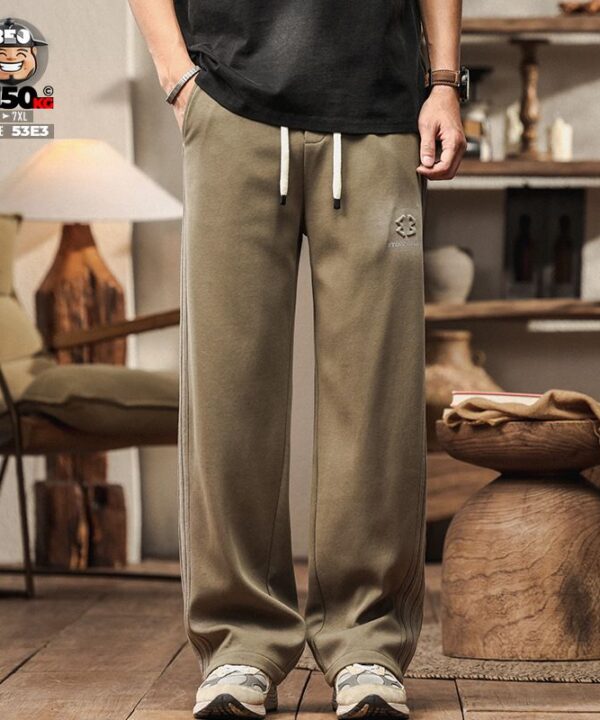 Quần dài Jogger ống suông 3 sọc ẩn bên hong old school style 3