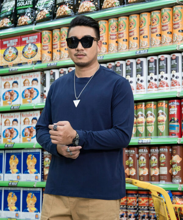 Áo thun tay dài trơn basic