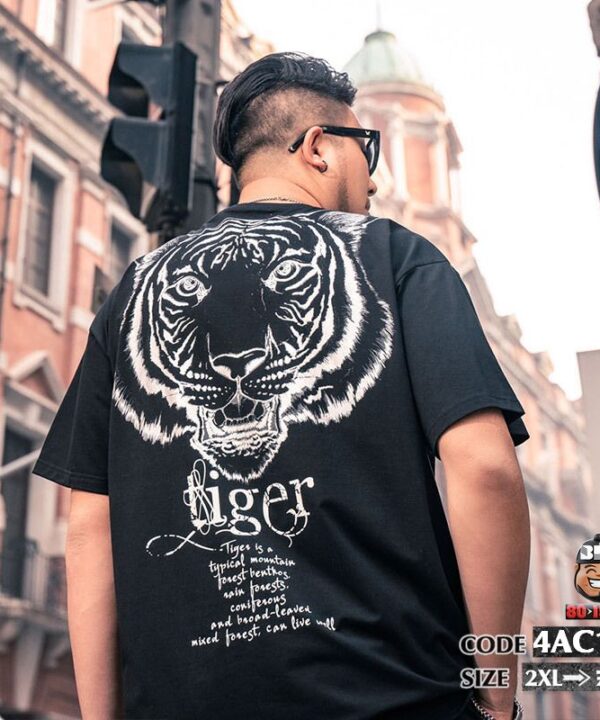 Áo thun tay ngắn tiger in back is typical mountain 3