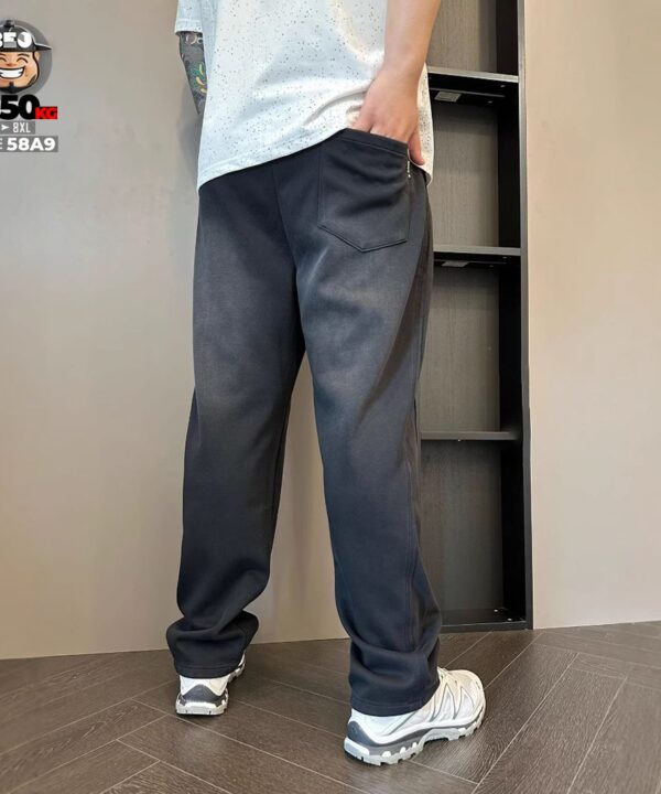 Alternative view of Quần dài jogger slim fit wax khói chỉ nổi wax oldschool