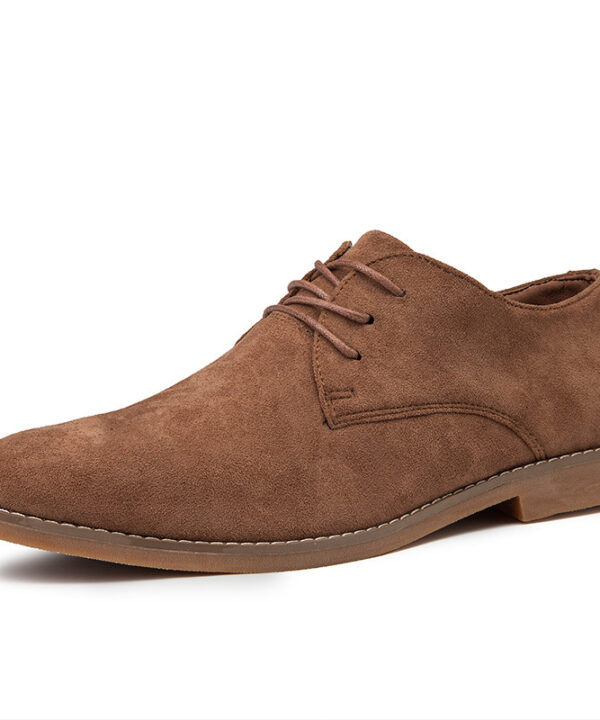 Alternative view of Giày Boots mọi da dây lười form Âu