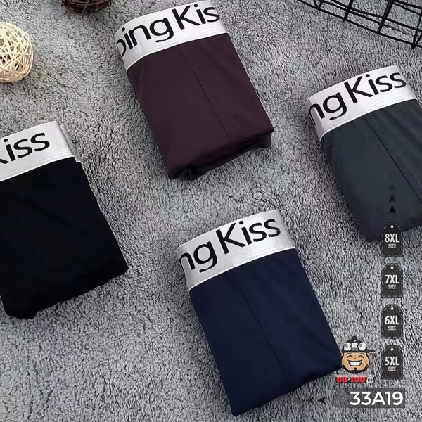 Quần lót boxer cotton thun Camping Kiss
