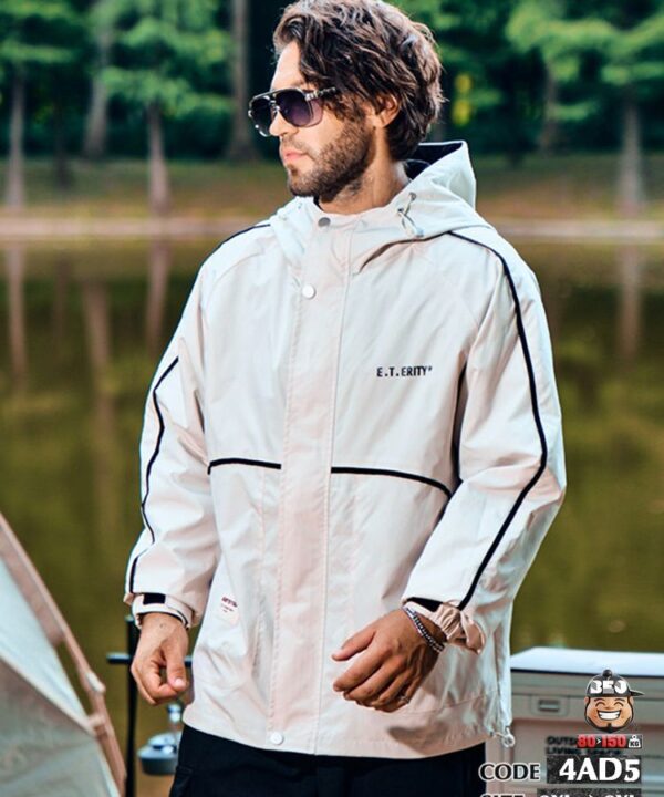Áo khoác dù chỉ nổi phối nón Eterity 9 Áo khoác dù chỉ nổi phối nón Eterity 4