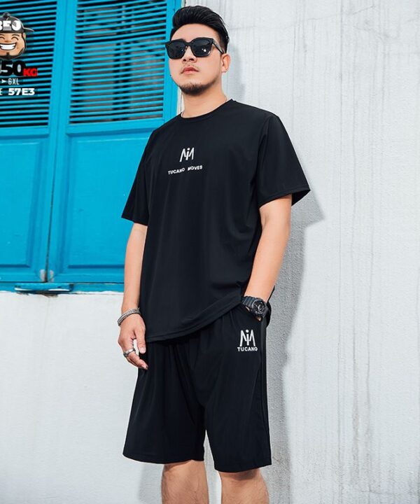 Alternative view of Đồ bộ tay ngắn thun lạnh bigsize logo Tucano Moves đơn giản dễ phối