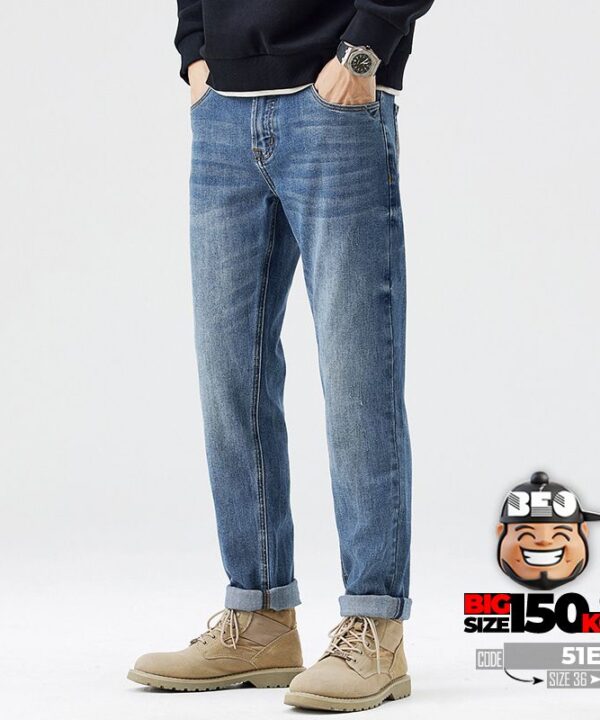 Quần dài jean slim fit fade stone wash casual co giãn 7 Quần dài jean slim fit fade stone wash casual co giãn 2