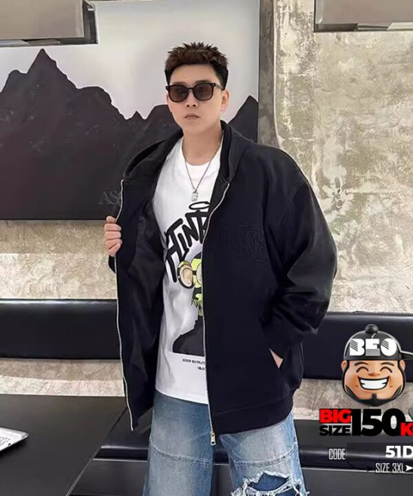 Áo khoác thun cotton ClambCar sơn sờn cá tính phối nón 8 Áo khoác thun cotton ClambCar sơn sờn cá tính phối nón 3