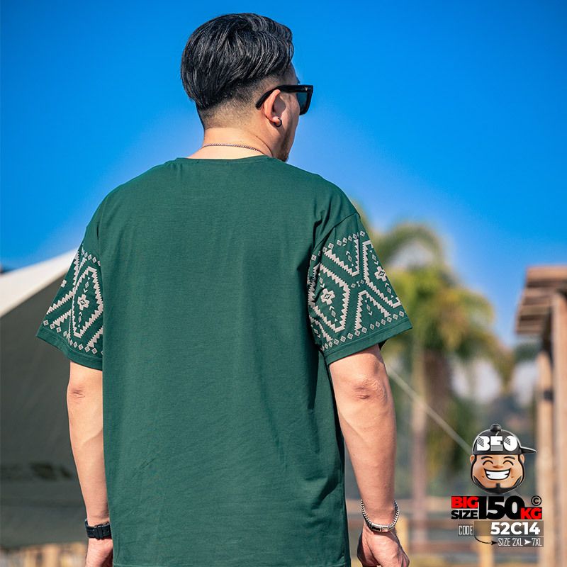 Áo thun tay ngắn họa tiết in Egypt cổ điển quanh ngực 3 Áo thun tay ngắn họa tiết in Egypt cổ điển quanh ngực - Ảnh 3