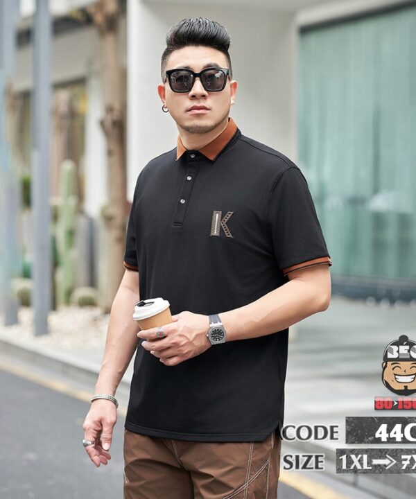 Áo thun tay ngắn polo K cổ viền trẻ trung 9 Áo thun tay ngắn polo K cổ viền trẻ trung 4