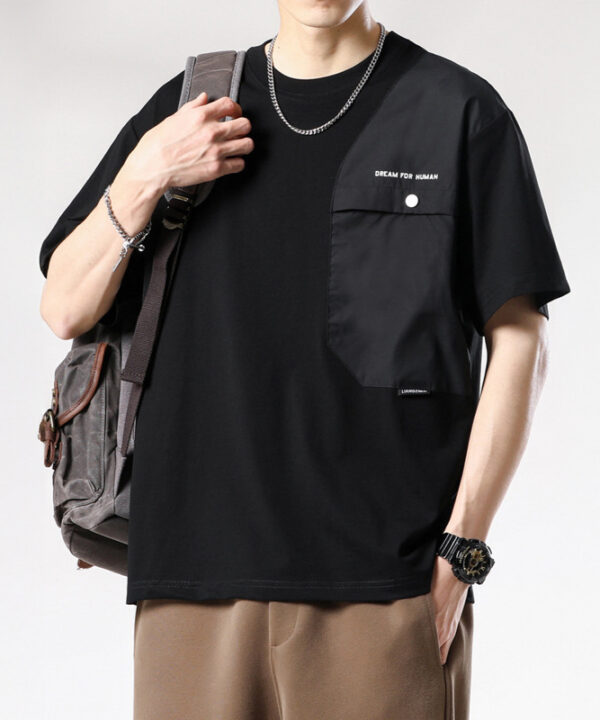 Áo thun tay ngắn ráp vai cowboy style 7 Áo thun tay ngắn ráp vai cowboy style 2