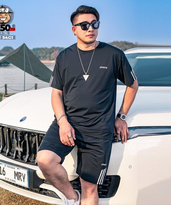 Alternative view of Đồ bộ thun ngắn cool fabric sport band 3 line