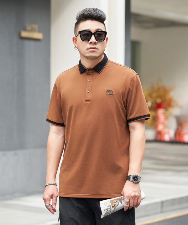 Alternative view of Áo thun tay ngắn polo Mini logo đơn giản sang trọng