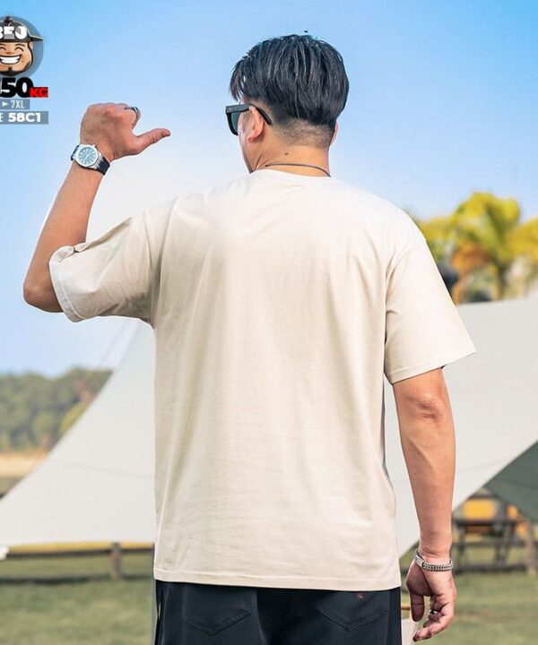 Áo thun tay ngắn họa tiết chữ Ramer Wight Party 3