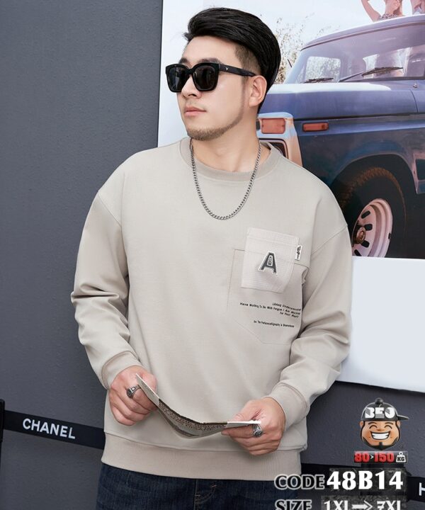 Áo Sweater kiểu phối túi Design A 9 Áo Sweater kiểu phối túi Design A 4