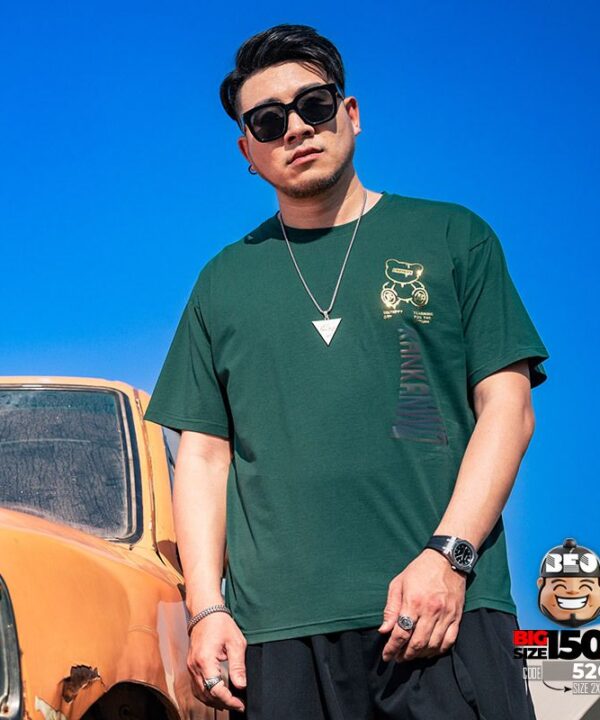 Áo thun tay ngắn họa tiết Gấu Kankan Wd cá tính 9 Áo thun tay ngắn họa tiết Gấu Kankan Wd cá tính 4