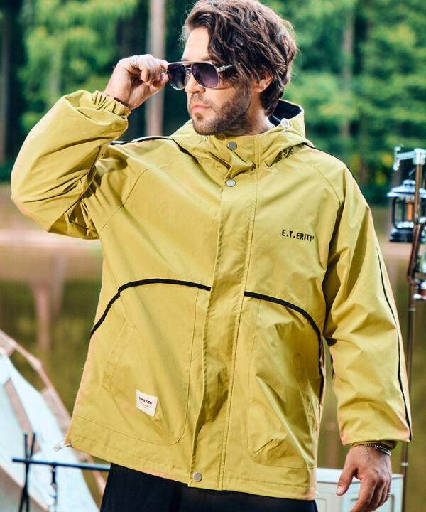 Alternative view of Áo khoác dù chỉ nổi phối nón Eterity