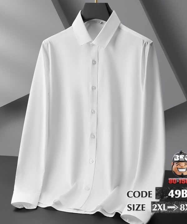 Alternative view of Áo sơ mi tay dài trơn chairman HC big size