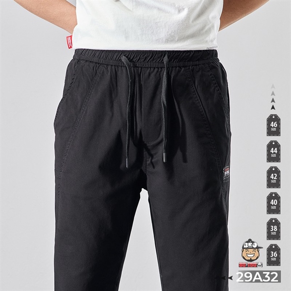 Alternative view of Quần dài kaki thể thao Mảng kẻ chỉ nổi