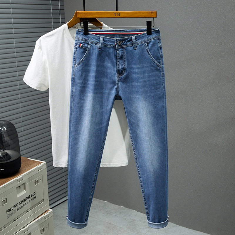 Quần dài jean thun Viền Thơm Rao 1 Quần dài jean thun Viền Thơm Rao