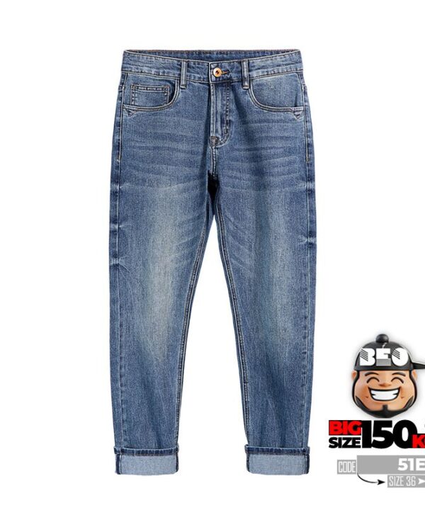 Quần dài jean slim fit fade stone wash casual co giãn 9 Quần dài jean slim fit fade stone wash casual co giãn 4