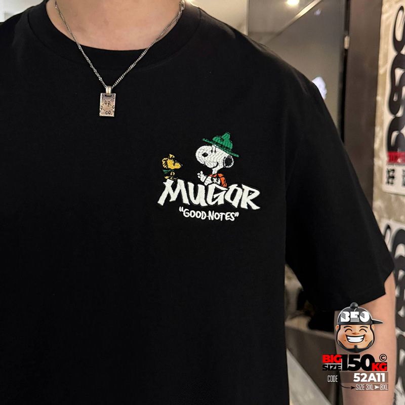 Áo thun tay ngắn cotton thun Mugor Boyz 4 Áo thun tay ngắn cotton thun Mugor Boyz - Ảnh 4