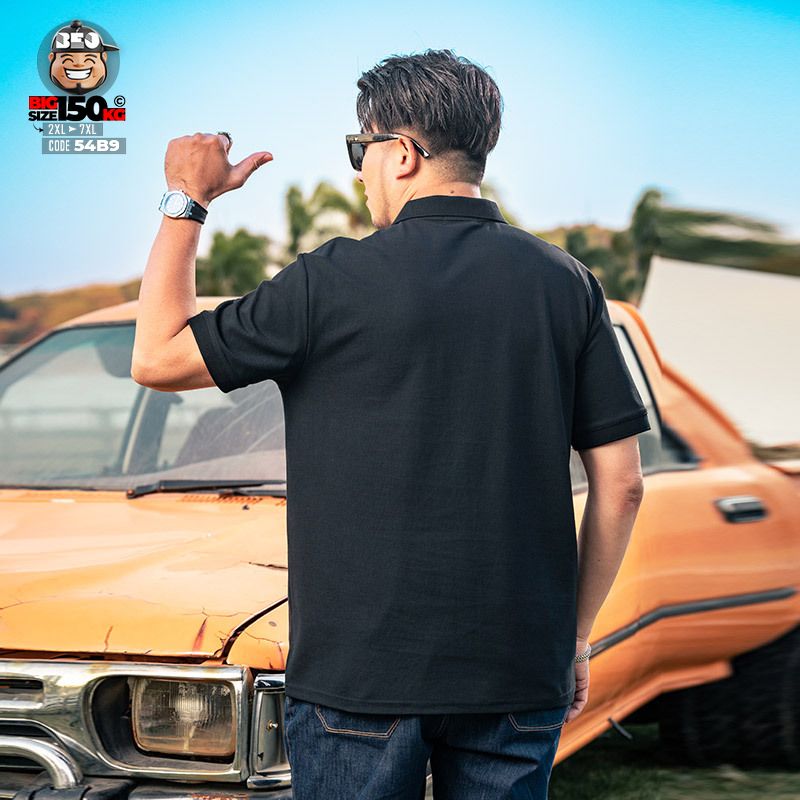 Áo thun tay ngắn Polo cotton triple dash phong cách tối giản 5 Áo thun tay ngắn Polo cotton triple dash phong cách tối giản - Ảnh 5