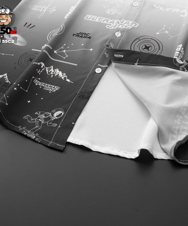 Áo sơ mi tay ngắn traveling chuyển màu street wear 8 Áo sơ mi tay ngắn traveling chuyển màu street wear 3