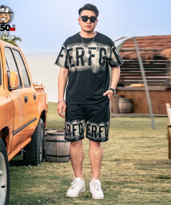 Đồ bộ thun cotton street art typographic ERFG 2