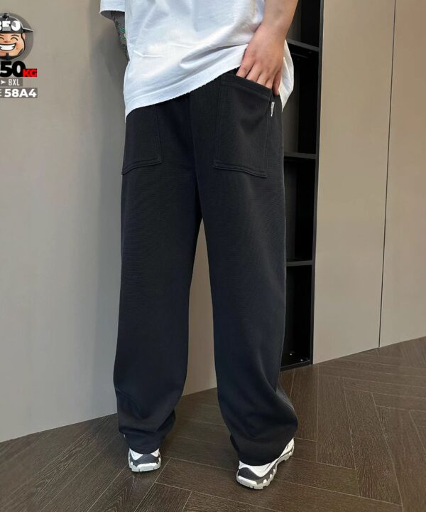 Quần dài jogger nhấn chỉ nổi cách điệu bên hông band style 2