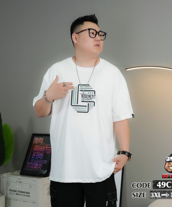 Áo thun tay ngắn cổ tròn Logo G Movement 2